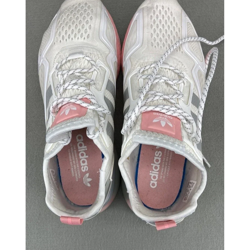Adidas Women's ZX 2K BOOST W FY2013 Running Shoes in Grey Size 8 - Picture 8 of 8